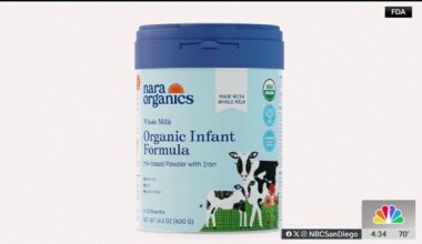 San Diego County health officials warn of botulism tied to Nara baby formula – NBC 7 San Diego