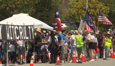 Hundreds rally at Otay Mesa Detention Center – NBC 7 San Diego