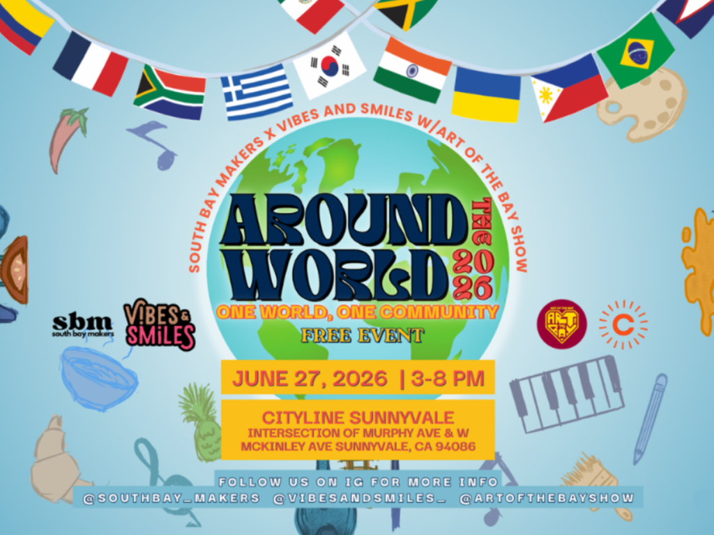 Around the World — 3 p.m. – 8 p.m. at Cityline Redwood Square, Sunnyvale