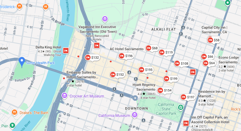 Hotels in Sacramento