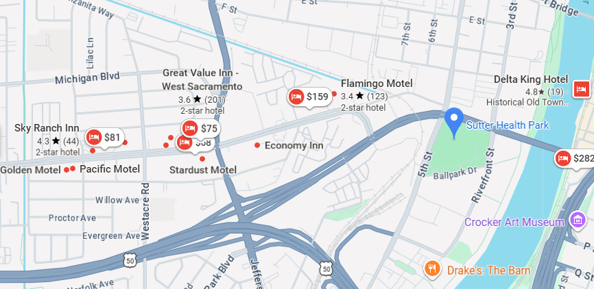 Hotels in West Sacramento