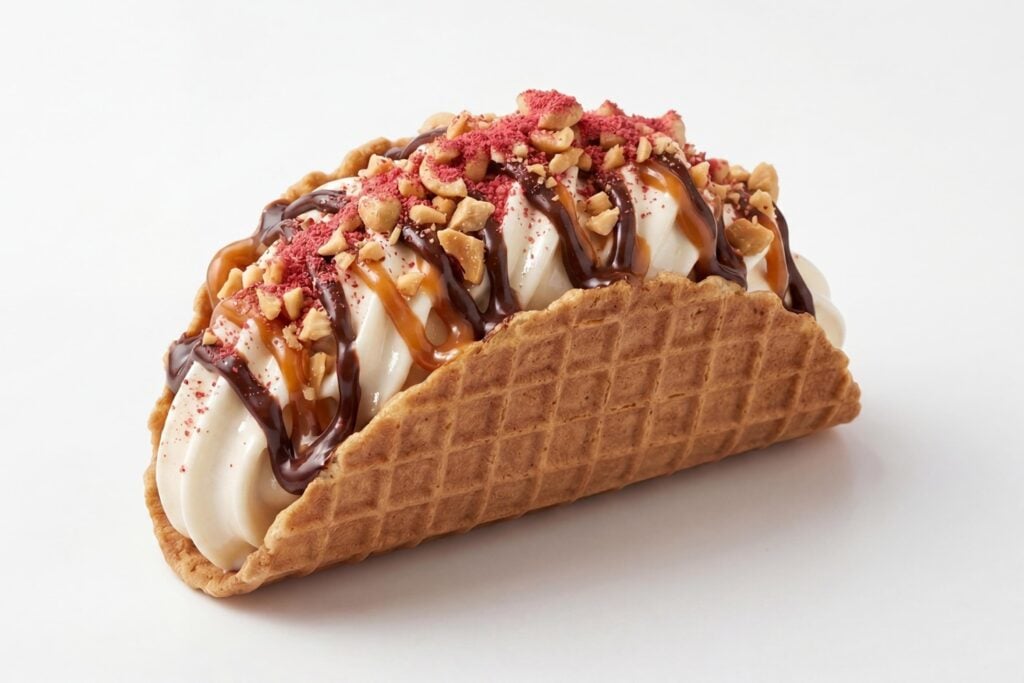 Silver Hoof Creamery Sundae Waffle Taco