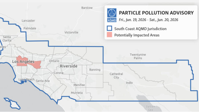 South Coast AQMD Extends Particle Pollution Advisory Due to Structure Fire in Boyle Heights