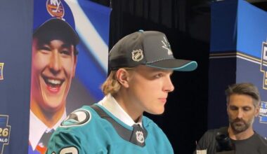 Stenberg Excited To Join Sharks, Believes He's NHL-Ready