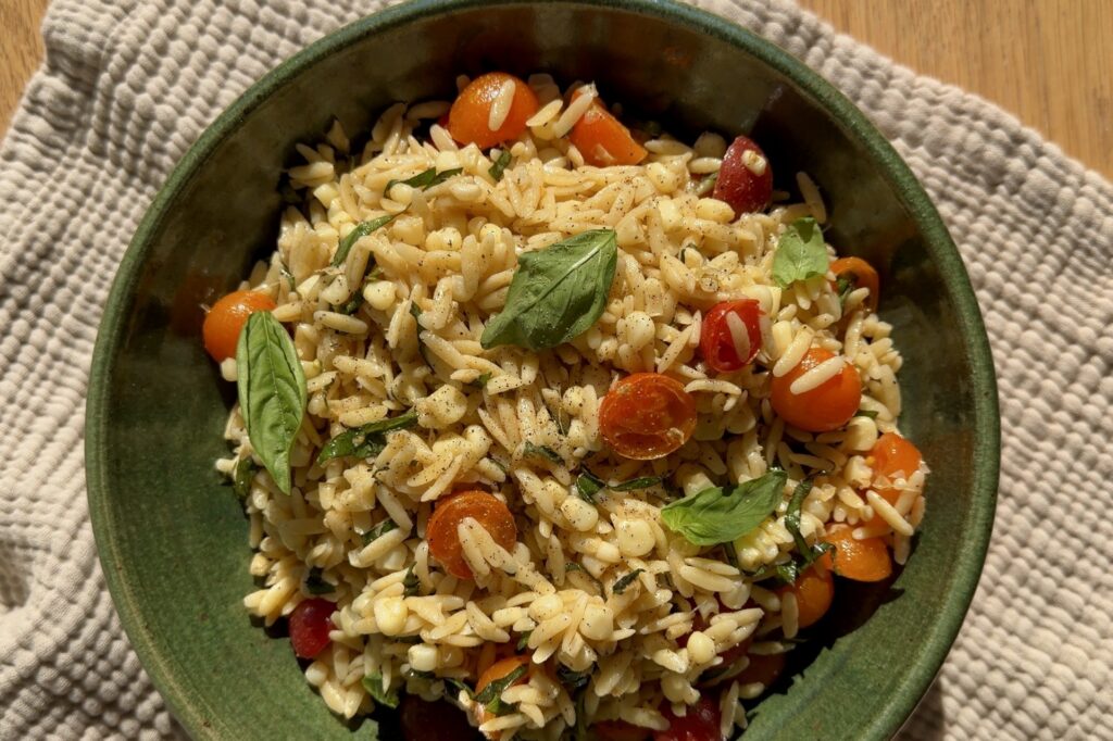 summer orzo salad