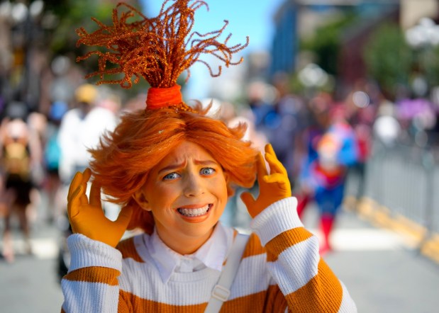 Alyssa Retz cosplaying Anxiety at Comic-Con 2025 on Saturday, July 26, 2025, in San Diego, CA.Â  (Nelvin C. Cepeda / The San Diego Union-Tribune)