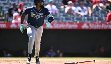 Caminero hits tiebreaking homer in 8th and Rays avoid sweep with 8-3 victory over Angels