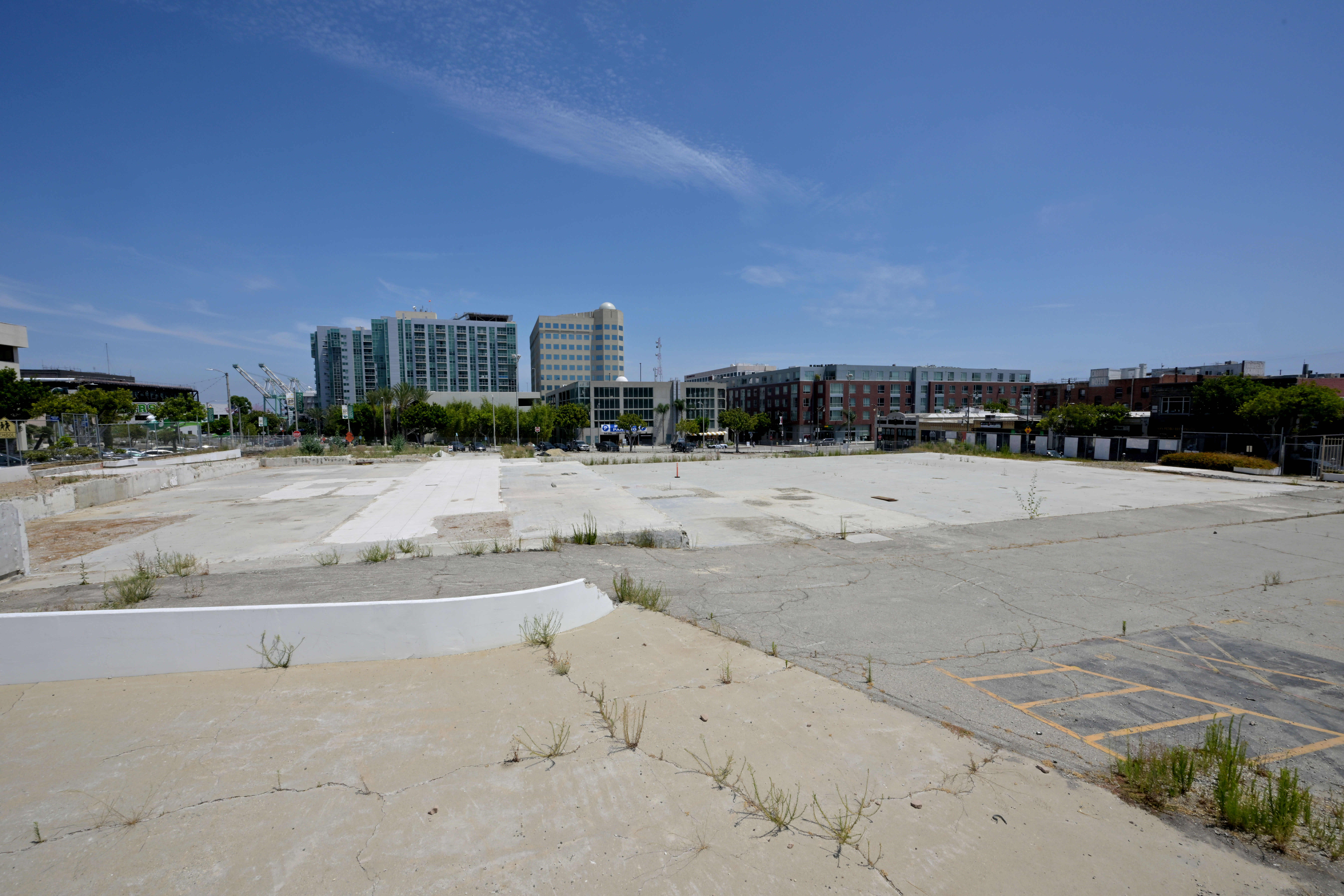 The vacant courthouse property at 505 S Centre Street in...