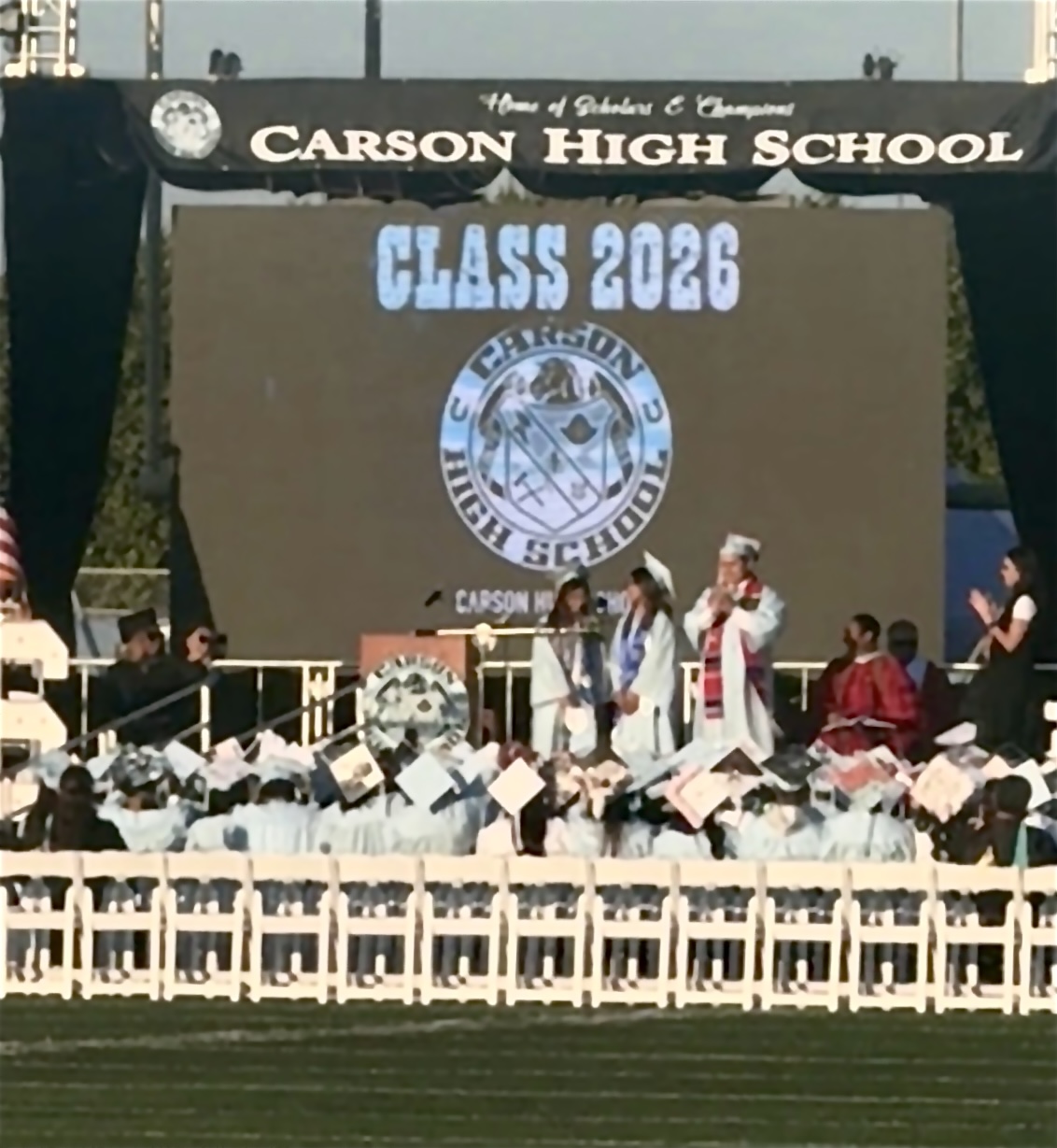 Carson High School held its commencement ceremony for the Class...