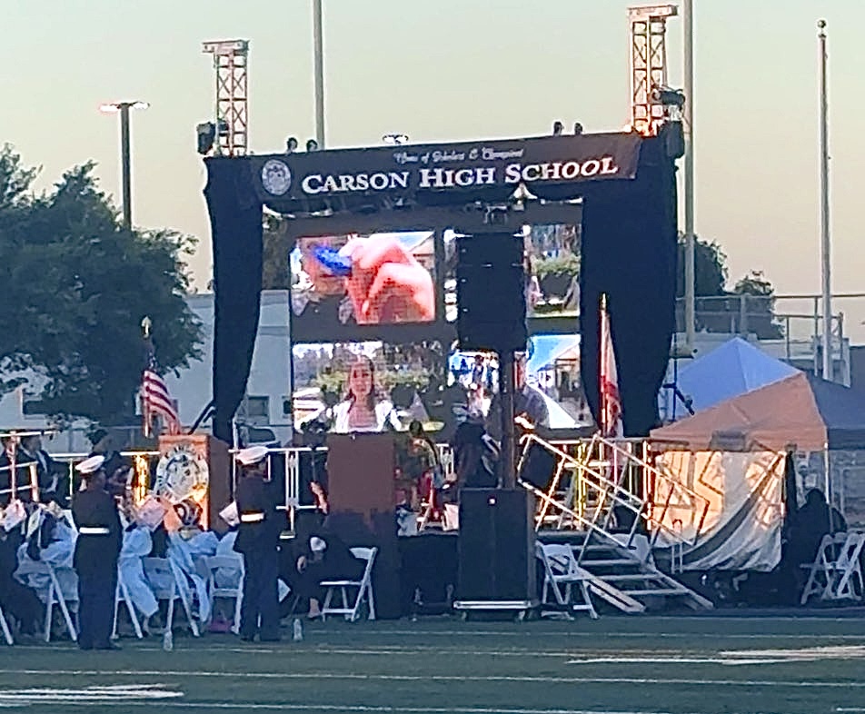 Carson High School held its commencement ceremony for the Class...