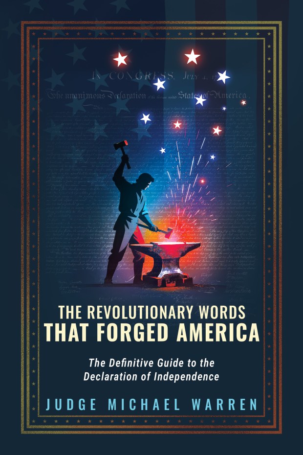 Oakland County Circuit Judge Michael Warren explores the nation's founding charter in his new book, "The Revolutionary Words that Forged America: The Definitive Guide to the Declaration of Independence." (Photo courtesy of Michael Warren)