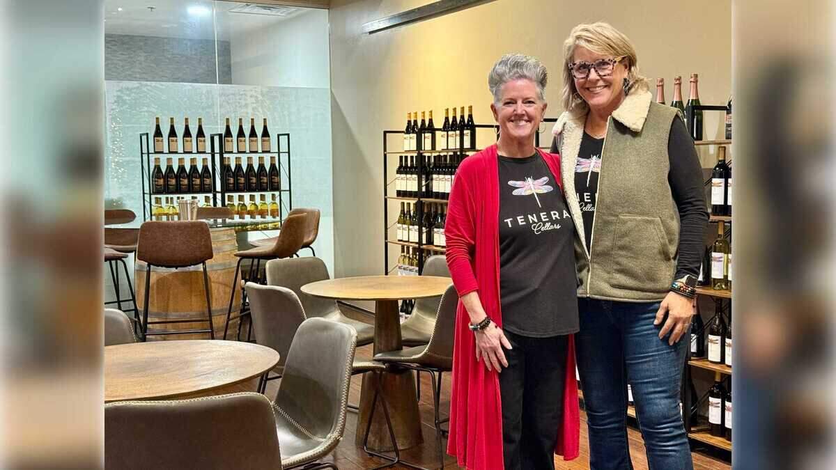 Partners in business and life Lisa Orrell and Jill Osur opened the midtown tasting room and lounge for their Amador County winery, Teneral Cellars, Saturday, November 29.