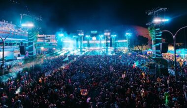 The sold-out, 21-and-older Day Trip Festival will return June 27–28 to the Queen Mary Waterfront in Long Beach for two days of house and electronic music produced by Insomniac. Photo of Day trip Festival 2025. (Insomnia)