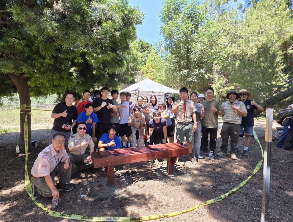 Sunny Hills High School Student Leads 300-Hour Community Service Effort to Install Benches Along Juanita Cooke Trail