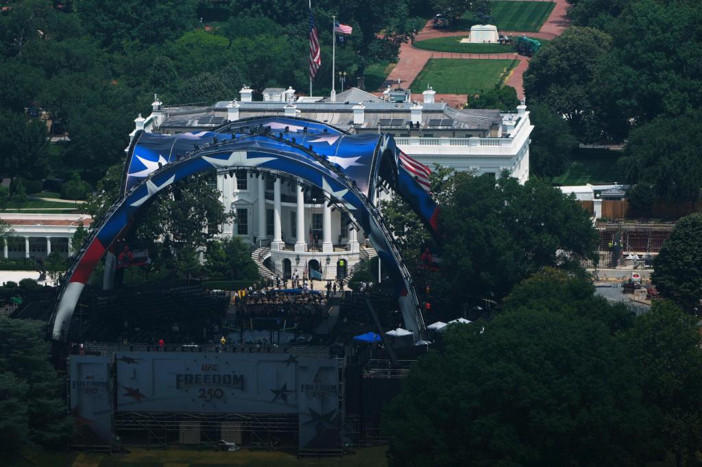 Judge rules Trump can stage UFC fights on White House’s South Lawn