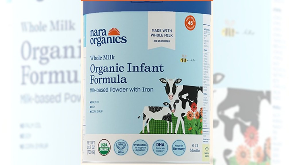 Nara Organics recalls baby formula sold at Target after multistate infant botulism outbreak