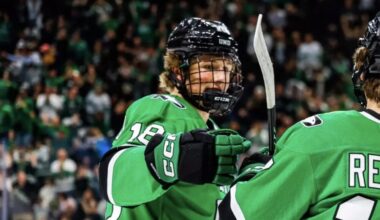 Verhoeff on Meeting Sharks, Late-Season Drop in Points, His Dream Goalie Mask (+)