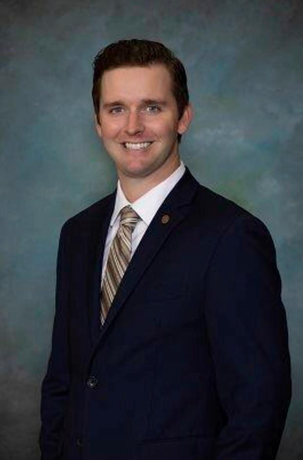 FILE - This undated photo provided by the City of Danville shows Danville City councilmember Lee Vogler, who was set on fire at his office in Danville, Va., July 30, 2025. (Arnold Hendrix/City of Danville via the AP, File)