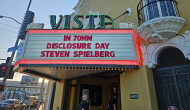 Vista Theater Disclosure Day Steven Spielberg Quentin Tarantino Los Feliz