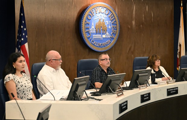 The Council listens as members of the community speak during a Pico Rivera City Council Meeting asking that a conditional use permit be revoked from Manning Beef on June 22, 2026 in Pico Rivera CA. (Photo by John McCoy, Contributing Photographer)