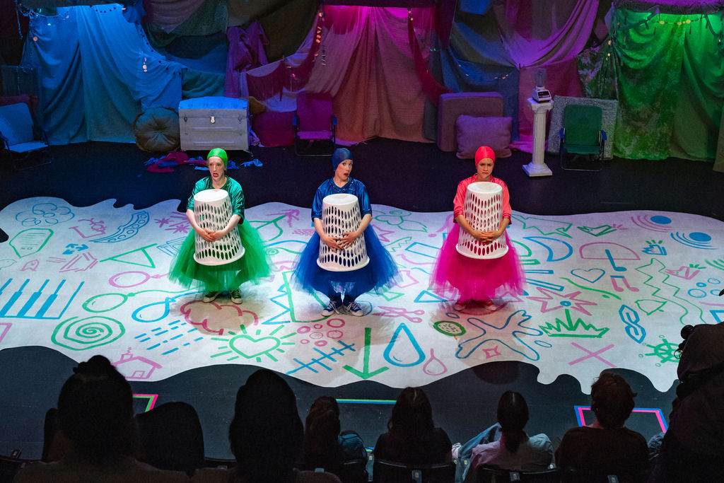 The Seaweed Sisters - (L-R) Jillian Meyers,Dana Wilson, Megan Lawson in WEED OH NO - Photo by Owen Scarlett.