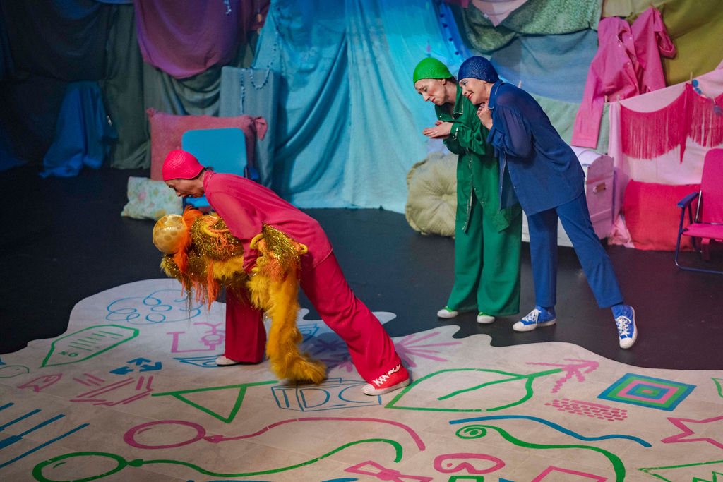 The Seaweed Sisters - (L-R) Megan Lawson, Jillian Meyers, Dana Wilson in WEED OH NO - Photo by Owen Scarlett.