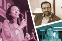 Jane Kim, Ben Allen and Stacy Korsgaden