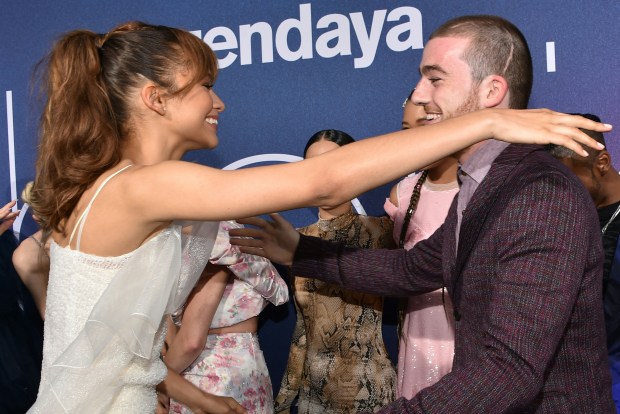 US actors Angus Cloud and Zendaya attend the Los Angeles premiere of the new HBO series "Euphoria" at the Cinerama Dome Theatre in Hollywood, California, on June 4, 2019. (Photo by Chris Delmas / AFP) (Photo by CHRIS DELMAS/AFP via Getty Images)