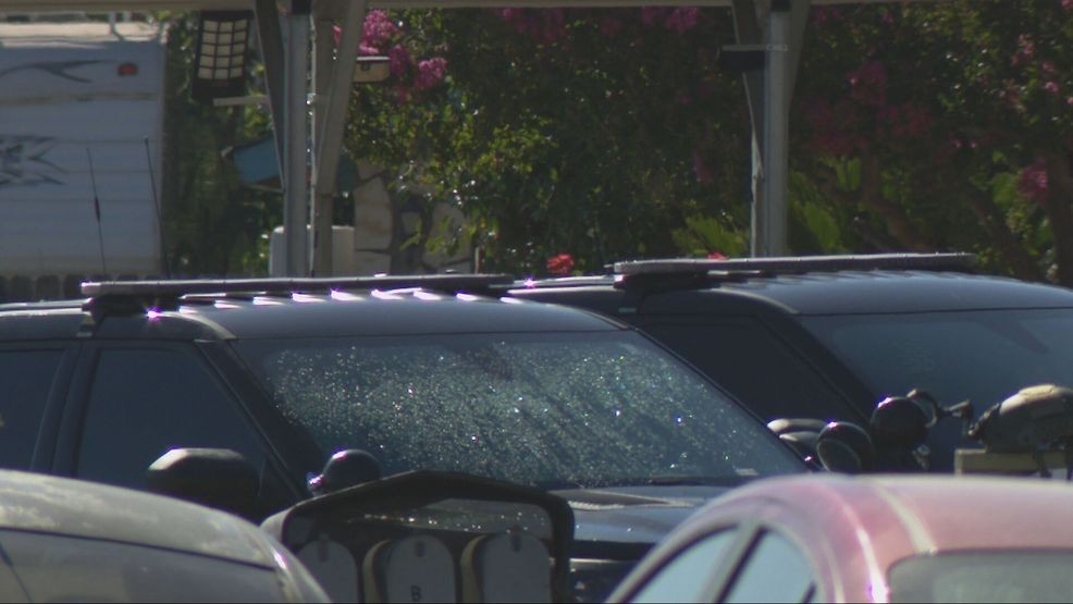 A 22-year-old man was arrested after a hours-long standoff in southwest Bakersfield early Wednesday morning after reports of gunfire. PHOTO: KBAK/KBFX