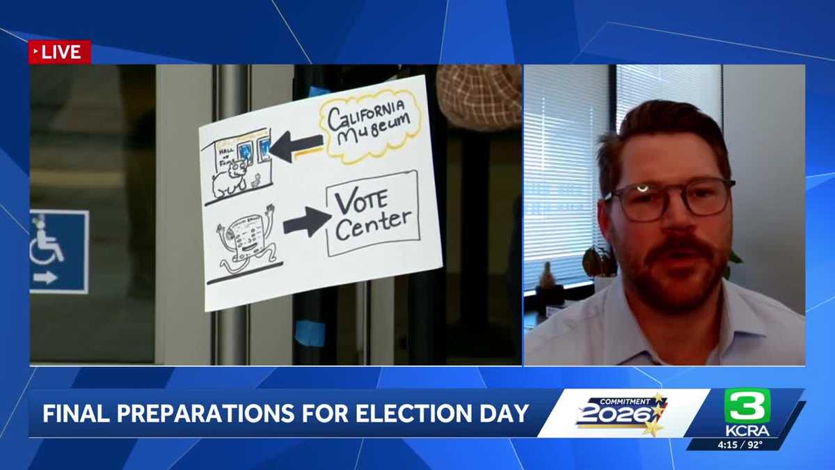 Sacramento County election officials prepare for Election Day