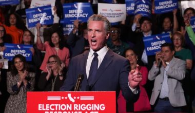California Gov. Gavin Newsom says Trump's Justice Department is investigating him and his wife :: WRAL.com