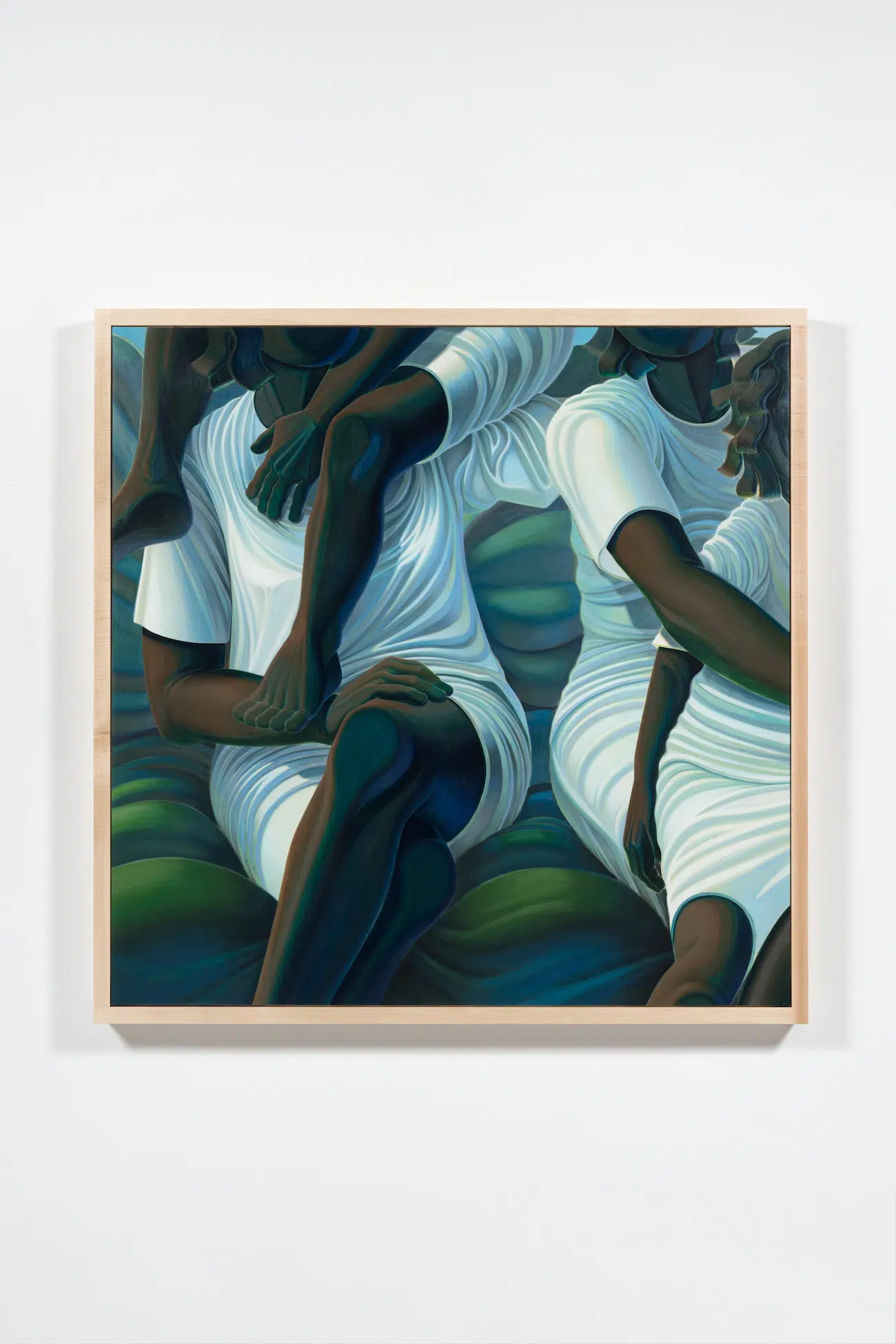 Figures holding each other.