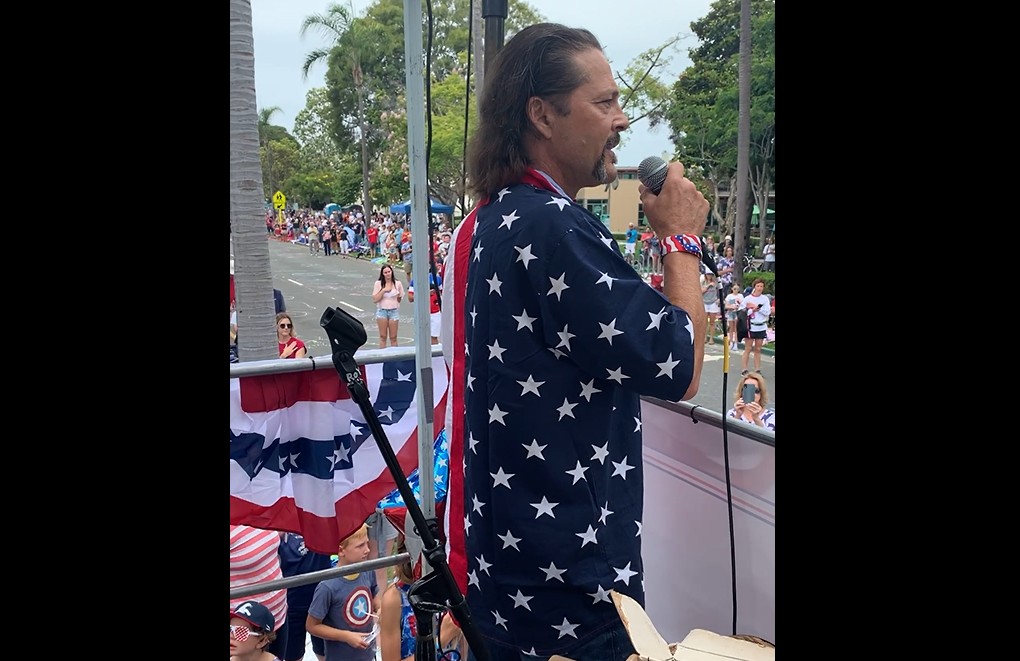 Fourteen anthems, one hour: Meet the voice behind "The Star-Spangled Banner" at Coronado's Fourth of July parade