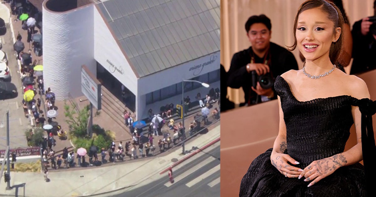 Ariana Grande’s West Hollywood pop-up shop draws massive crowds