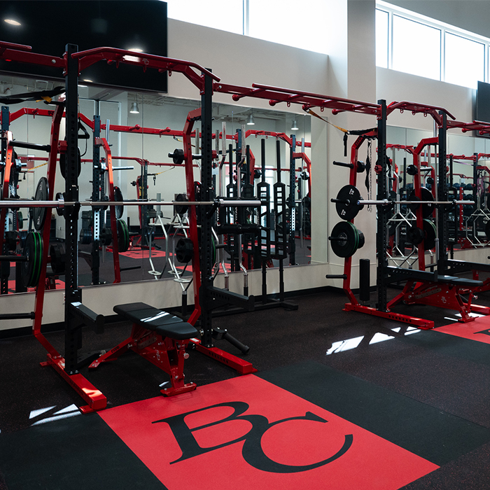 weight room located in Renegade Athletic Complex