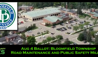 Aug 4 Ballot: Bloomfield Township Road Maintenance and Public Safety Millage