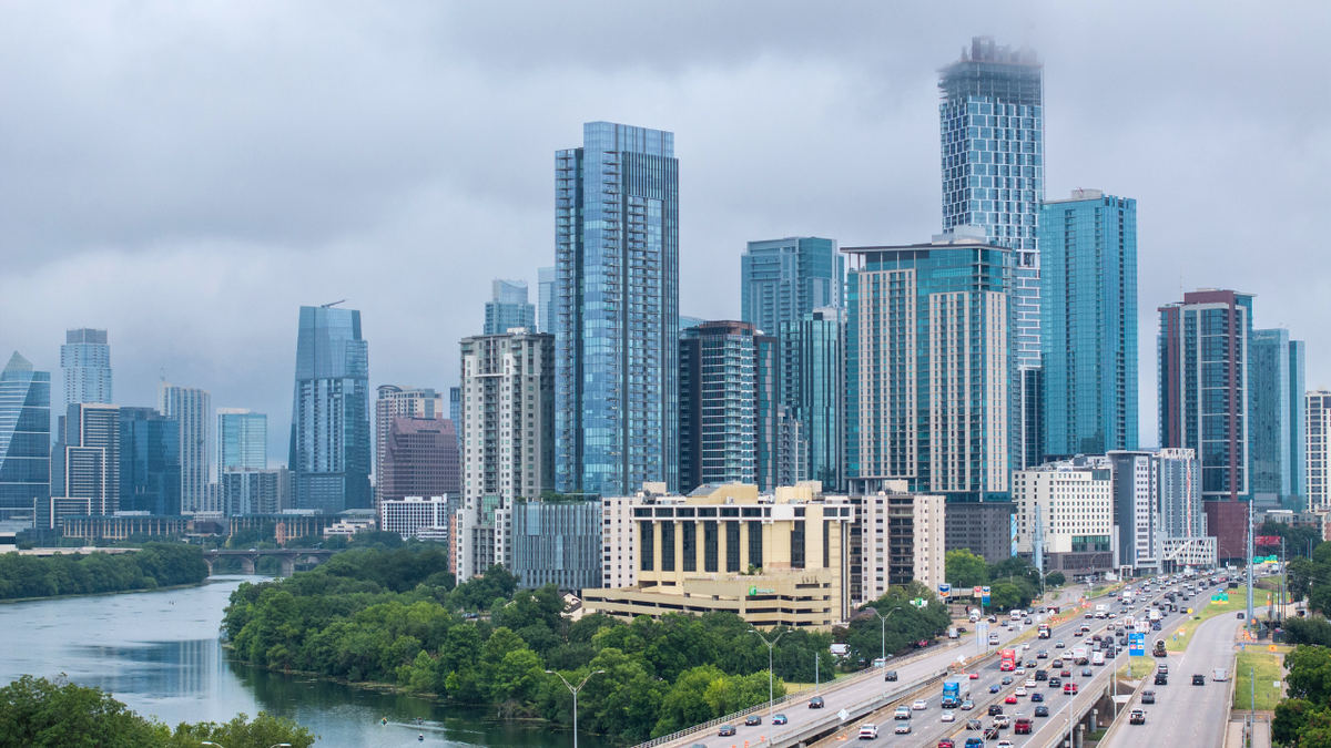 A view of downtown Austin, Texas on July 3, 2025.