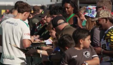 Australian Men's National Soccer Team draws crowds in Alameda for open community practice