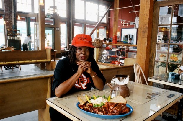 Everett & Jones owner/proprietor Dorothy King-Jernegan poses for a portrait in the newly opened restaurant at Second and Broadway in Oakland, Calif., in January of 1999. ((Rod A, Lamkey Jr. /Tribune Archives)