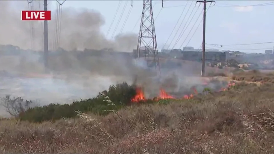 Sorrento Fire (FOX 5/KUSI)