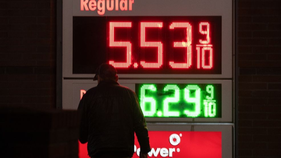 Kern County gas prices average higher than L.A. County, surprising drivers (AP Photo/Jenny Kane)