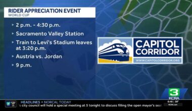 Capitol Corridor hosts event for fans traveling to World Cup match at Levi's Stadium
