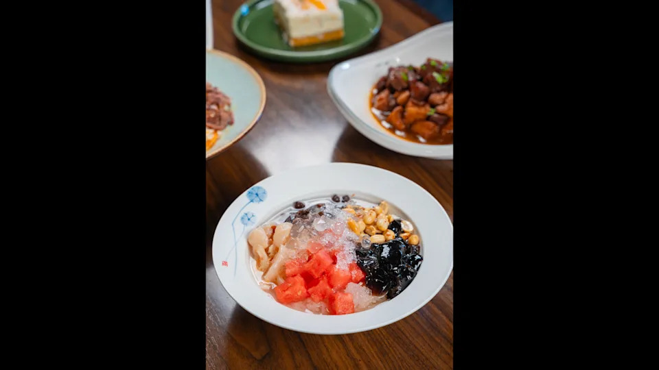A new dessert that owner of Spicy J’s grew up is now on the menu at the River Park restaurant. Changle bing fan is made with sticky rice, watermelon and other sweet ingredients.