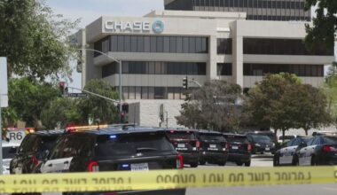Ten hostages safe after 15-hour standoff at Bakersfield bank; suspect dead