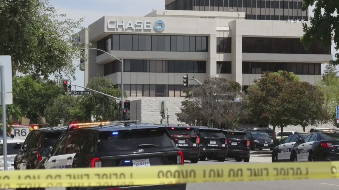 Ten hostages safe after 15-hour standoff at Bakersfield bank; suspect dead