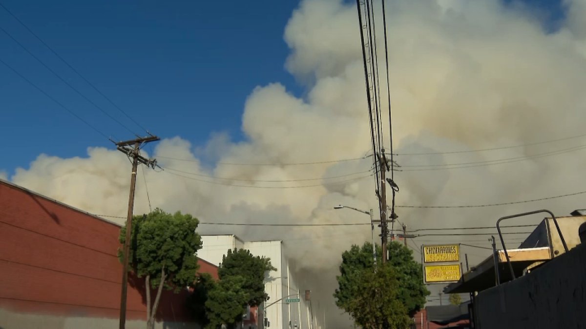 Stubborn Boyle Heights fire continues to impact SoCal’s air – NBC Los Angeles