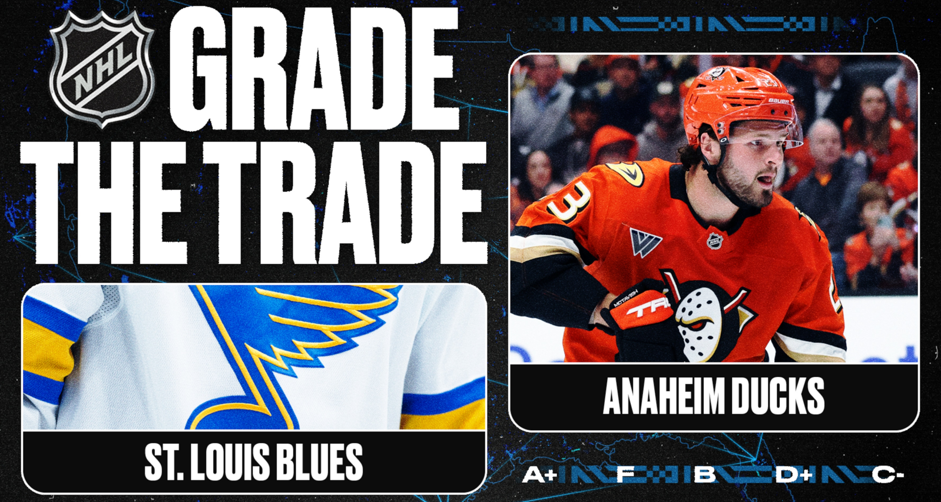 NHL Trade Grades: Blues Acquire Mason McTavish for Draft Picks From Ducks