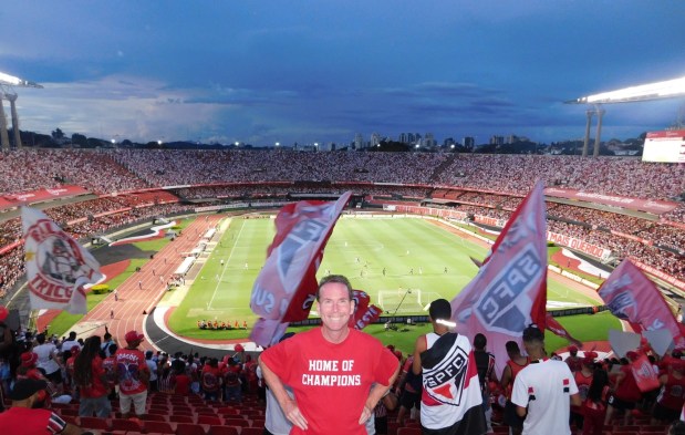 Joe Connor's quest to see soccer in as many countries as possible first took him to South America and Brazil. (Photo courtesy of Joe Connor)