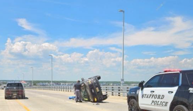 Pickup Flips On Route 72 Causeway, Backs Up LBI Traffic For Miles