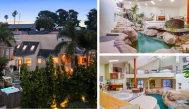 San Diego’s ‘Iconic Waterfall House’ With Its Own Grotto Pool in the Living Room Hits the Market for $3.4 Million